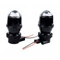 Astra Depot 2pcs Super Bright 55w H3 Projector Glass Lens Driving Fog Lamp Light Halogen Bulb Assembly