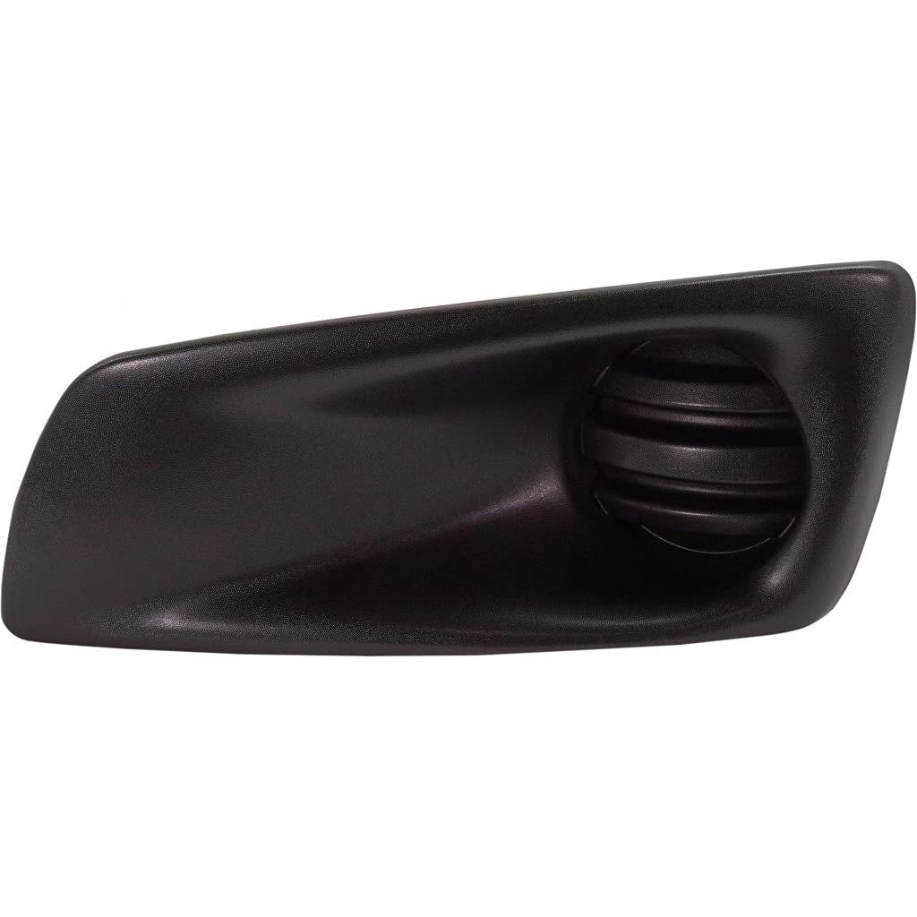 Fog Light Cover For Kenworth T660 2008 2015 Driver Side Black Replacement N181002100 Waterproof Plastic Finish