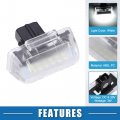 A Absopro Car 6500k White Led License Plate Light Assembly 3528smd For Ford Transit Mk3 Mk4 Mk5 Mk6 Van 1985-2014 Abs Clear Set