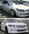 Jdm 3d Wavy Style Smoked Window Visor Rain Sun Vent Shade Guard Compatible With 2008-2012 8th Honda Accord
