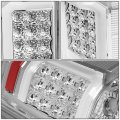 Auto Dynasty C-tube Light Bar 12-led Tail Brake Lamp Compatible With Chevy Silverado 1500 2500hd 3500hd 2007-2013 Driver And