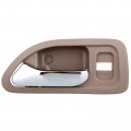 Door Handle Interior Front Driver Left Side Replacement Fit 1994-1997 For Honda Accord Inside Beige 