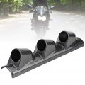 Qiilu Triple Pillar Gauge Pod 52mm 2 Inch 3 Holes Meter Mount Holder Bracket To Vehicle S A-pillar