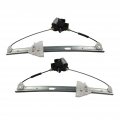 Mazda Cx-9 2007-2015 Power Window Regulator Driver And Passenger Side Pair Front W Motor Replacement For Td1159590a Td1158590a 