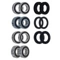 Niche Wheel Bearing Seal Kit For Yamaha Yfm80 Badger 6008-2rs 6202-2rdqe6 6204-2rdqe6 6208-2rs