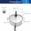 Jutagoss Tyc-50 Synchronous Motor Turntable Synchron 4w Ac 220v 8-10rpm Cw Ccw Double Flat Tapping Shaft Cup Turner Spinning
