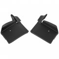 Ecotric Front Bumper Fillers Abs Plastic Compatible With 1979-1985 Cadillac Eldorado Black Set Of 4 Pcs