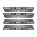 Carlights360 For Toyota Hilux 2004 05 06 07 2008 Disc Brake Pads 68 1 Millimeters 2 Inches Inner Pad Height 