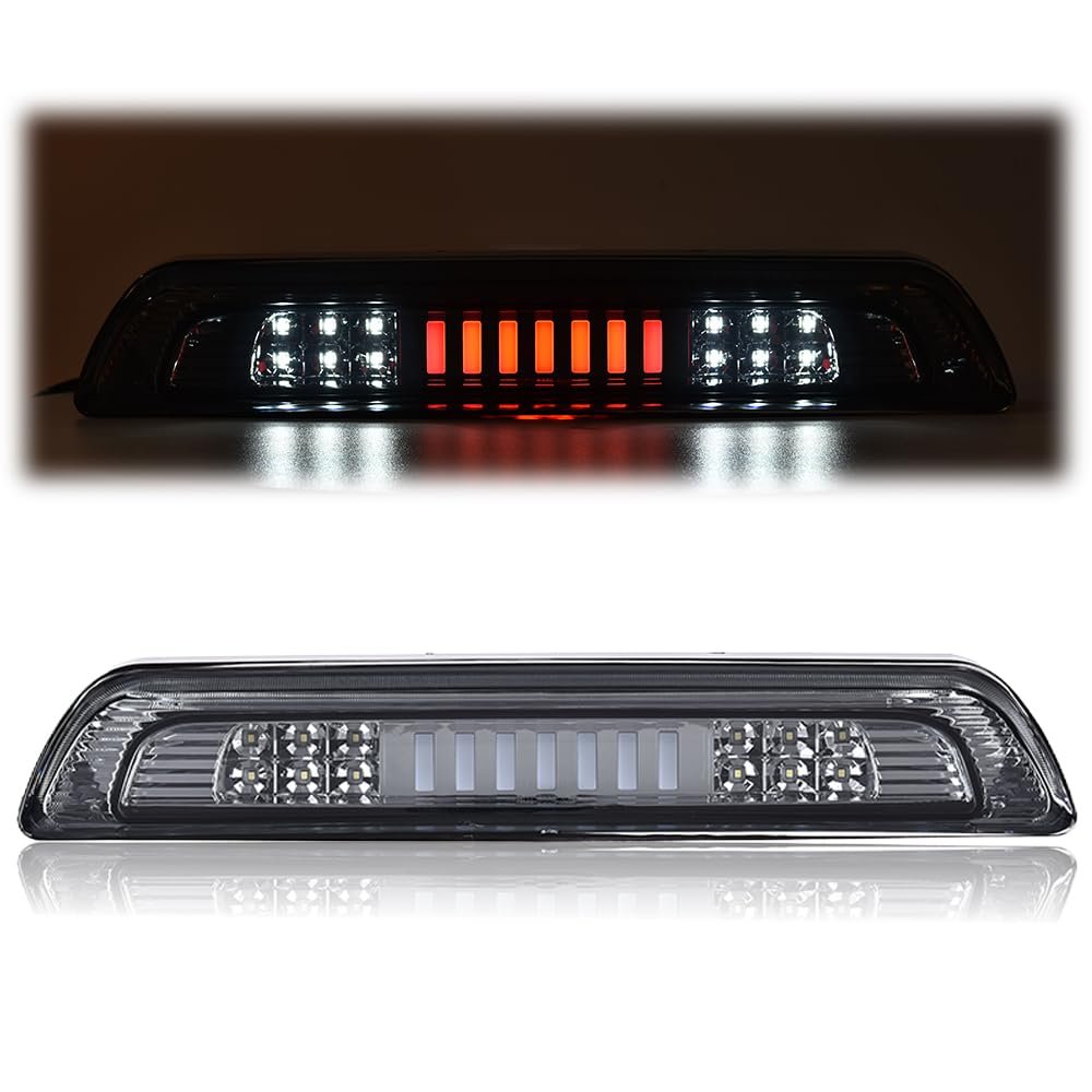 Led Third Brake Light For Toyota Tundra 2007-2018 Rear 3rd High Mount Cargo Type I Smoky Lens Clear Housing 81570-0c050