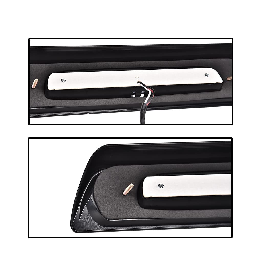Led Third Brake Light For Toyota Tundra 2007-2018 Rear 3rd High Mount Cargo Type I Smoky Lens Clear Housing 81570-0c050