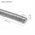 Uxcell Brush Weather Stripping 10m 32 8ft Card-slot Seal Strip Pile Weatherstrip Door Sweep For Window 5x8mm Wxh