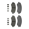 Chrysler Voyager 2001 2002 2003 Disc Brake Pads Front Low Dust Rating Wear Sensor Option Included Shims Bonded Attachment 