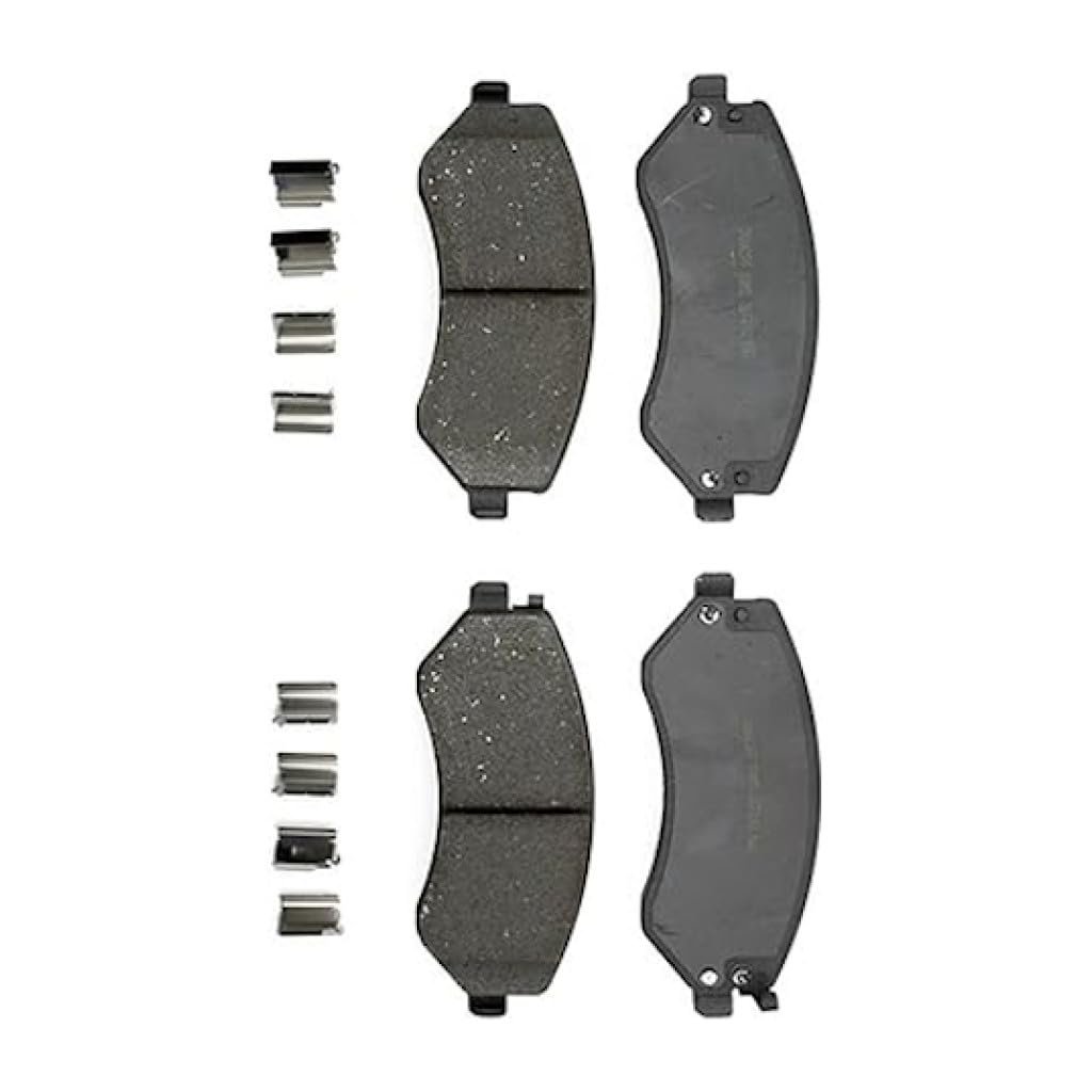 Chrysler Voyager 2001 2002 2003 Disc Brake Pads Front Low Dust Rating Wear Sensor Option Included Shims Bonded Attachment