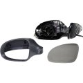 Volkswagen Passat 2006 2007 2008 2009 2010 Driver Side Door Mirror Black Replacement For Vw1320121 3c1857507ck9b9 Standard 