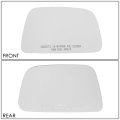 Passenger Right Side Door Rear View Mirror Glass Lens Replacement Compatible With 1995-2000 Toyota Tacoma