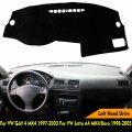 Hyzijin Car Dashboard Dash Board Cover Mat Carpet Compatible For Vw Jetta A4 Mk4 Bora 1998-2005 Golf 4 1997-2003 Left Hand