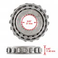 Caltric Clutch Hub One Way Bearing Compatible With Kawasaki Bayou 300 Klf300c 4x4 1989 1990 1991-2004