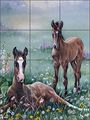 Artwork On Tile Ceramic Mural Backsplash Time Out By Verdayle Forget Kitchen Shower Wall 12 75 X 17 4 25 Tiles 