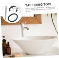 Doitool Kitchen Faucet Installation Kit 2 Sets Horseshoe Mounting Accessories Stainless Steel Fastener Fixing Fitting Set