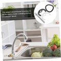 Doitool Kitchen Faucet Installation Kit 2 Sets Horseshoe Mounting Accessories Stainless Steel Fastener Fixing Fitting Set