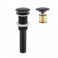Kes Pop Up Drain Without Overflow With Detachable Hair Catcher Sink Strainer For Bathroom Matte Black S2018d-bk 