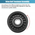 Uxcell Drive Belt Tensioner Assembly Accessory No 53010161ac For Jeep Grand Cherokee 1993-1998 Black Metal