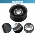 Uxcell Drive Belt Tensioner Assembly Accessory No 53010161ac For Jeep Grand Cherokee 1993-1998 Black Metal