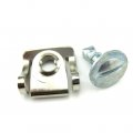 Wepeculior Car Engine Cover Undertray Clip Screws 10 Pcs Under Kit Screw Metal 8d0805121 