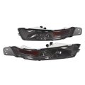 Turn Signal Lights For 2005 2006 2007 2008 2009 Ford Mustang Smoke Lens Chrome Housing Front Bumper Side Marker Lamps Pair