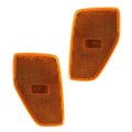Front Side Marker Light Assembly Pair For Hummer H3 2006 2010 Amber Lens Capa Certified Replaces Hu2550100c Hu2551100c 15873638 
