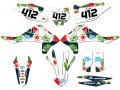 2016 All Except 250 Sx Tropic White Senge Graphics Complete Kit With Rider I D For Ktm 
