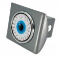Elektroplate Eyeball All Metal Brushed Chrome Hitch Cover For Trucks And Suvs Fits Standard 2 Trailer Receivers Premium
