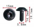 Autobahn88 Screw Bolt For Intercooler Pipe Compatible With Vw Audi Bettle Golf Jetta Sportwagen Oem N90898102 Pack Of 10