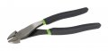 0251-08ad High Leverage Diagonal Cutting Pliers 8 In Angled Dipped Grip Chrome Vanadium Steel Side 