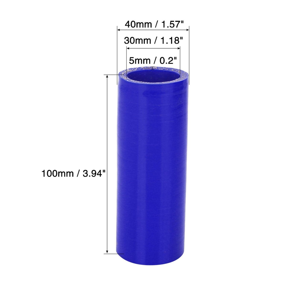 30mm Id Car Blue Straight Silicone Hose Coupler Intercooler Tube