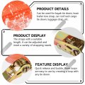 Favomoto 2 Pieces Packer Secure Cargo Strap Tie Downs For Kayak Tensioners Straps Strap Ratchet Cable Heavy Steel Stretcheto 2