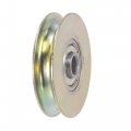 Uxcell Sliding Door Roller U Groove 6 4mm Shaft Hole 38mm Diameter Bearing Steel Pack Of 2