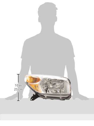 Right Headlight Assembly For 2004 2005 Toyota Rav4 Halogen Clear Plastic Lens Waterproof Side Passenger Position Part Number