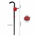 Httmt- 55 Gallon Drum Rotary Hand Pump Fuel Oil Barrel Heavy Duty Manual Transfer P N Et-tool054-32-red