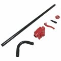 Httmt- 55 Gallon Drum Rotary Hand Pump Fuel Oil Barrel Heavy Duty Manual Transfer P N Et-tool054-32-red