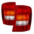 Red Amber Lens Oe-style Tail Light Lamp Assembly For 1999-2004 Jeep Grand Cherokee Driver Passenger Side 