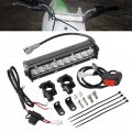 Motoparty Led Light Bar For Klx110 Crf110 Ttr110 Yz250f 60w Motocross Kit And Off Road Wiring Harness Plug-play Headlight 