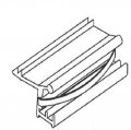Stb Sliding Window Latch And Pull Plastic With Spring White 2-5 8 