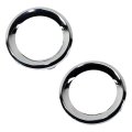 Front Bumper Tow Hook Cover Pair For Jeep Renegade 2019 2020 2021 2022 2023 Driver And Passenger Side Chrome Ch1039208 