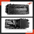 A-premium Engine Oil Pan Sump With Drain Plug Compatible Dodge Durango 2011-2015 Jeep Grand Cherokee 2011-2018 5 7l Hemi