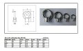 Stainless Steel 316 Lifting Eye Nut 1 4 Marine Grade 2 Pcs
