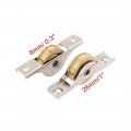 Uxcell Cabinet Door Sliding Wheel Axle 26mm Roller Window Sash Pulley 4pcs