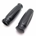 Smt-1 Handlebar Grips Compatible With Kawasaki Vulcan Classic Custom 900 Black B00rudwa3k