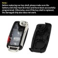 Key Shell Caseless Entry Remote Key Fob Replacement For Volkswagen Passat 2012-2016 Tiguan 2010-2016 4 Buttons