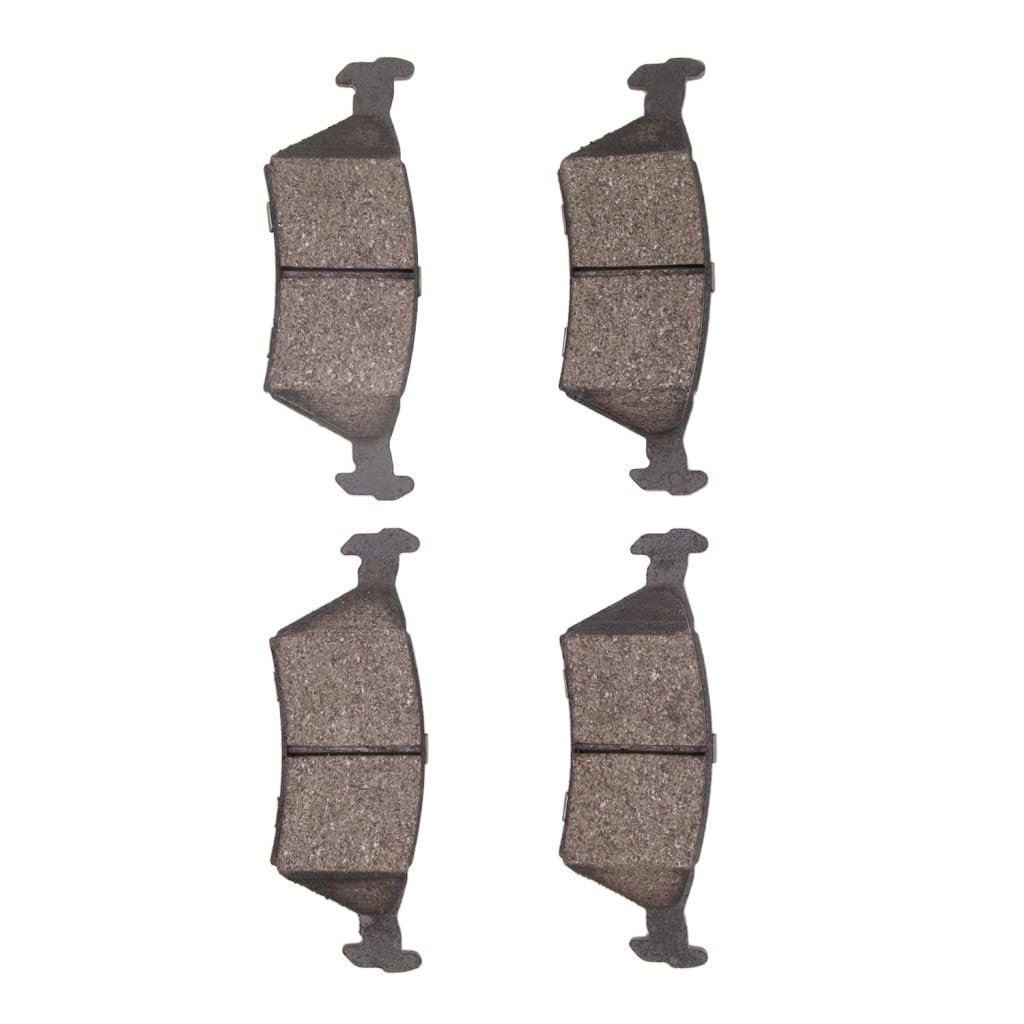 Disc Brake Pads For Chrysler Tc Maserati 1990 1991 Semi Metallic Friction Material 1 73 Inner Height 4 92 In Width Front